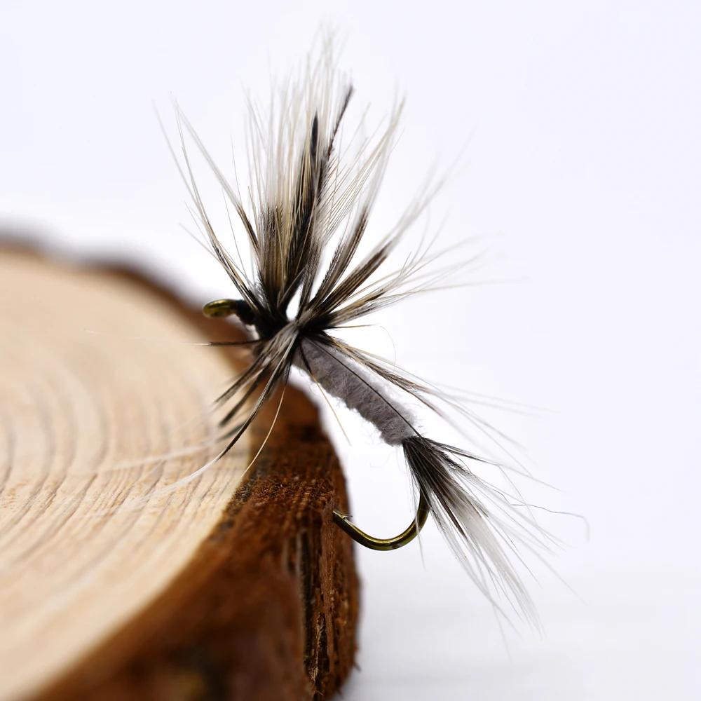 MNFT 10 pièces 10 # Stimulateur pêche à la mouche truite sèche mouches appât artificiel