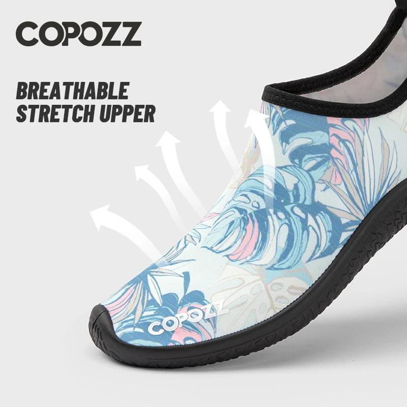 Chaussures eau COPOZZ séchage rapide antidérapantes piscine plage sport aquatique randonnée aquatique