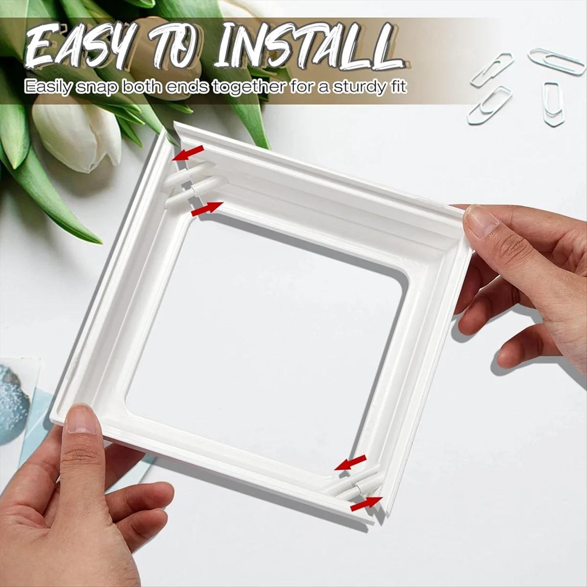 A04I 4x4 pouces jupe de poteau en vinyle-garniture de couverture de Base de poteau blanc pour poteau