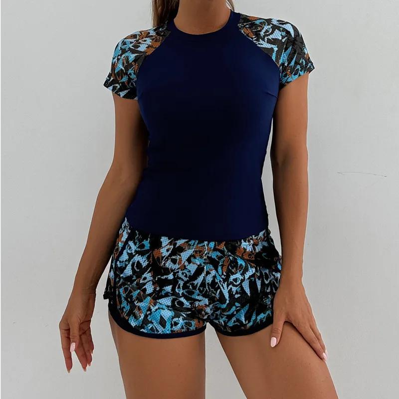 Ensemble maillot de bain Tankini femme imprimé séparé sport plage piscine 2026