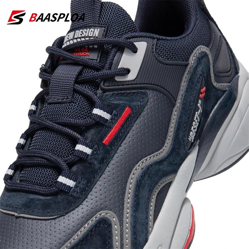 Baasploa-Chaussures de course légères et respirantes pour hommes, baskets de sport en plein air, coo