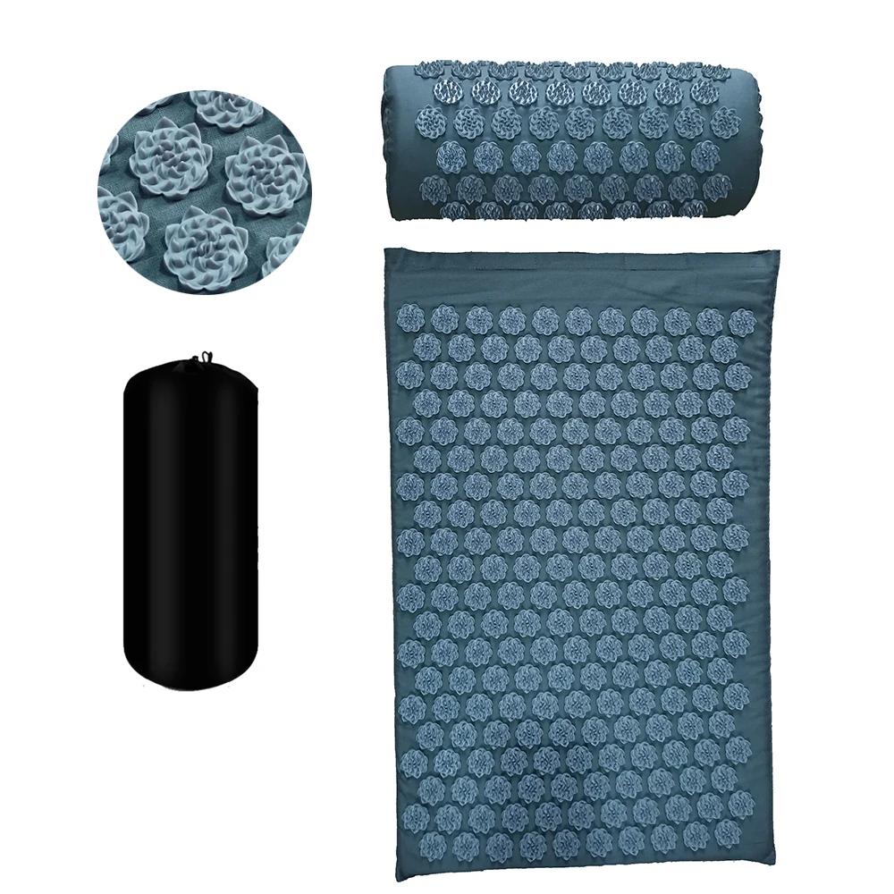 Tapis de Massage Shakti, tapis de Massage, de Yoga, d'acupression, soulage le Stress, les douleurs d