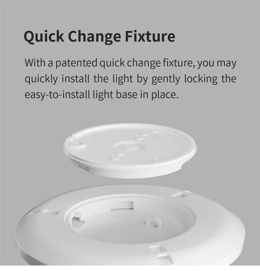 Yeelight – plafonnier Led intelligent RGB, Wifi, 24W, intensité variable, 400C, Ultra fin, commande