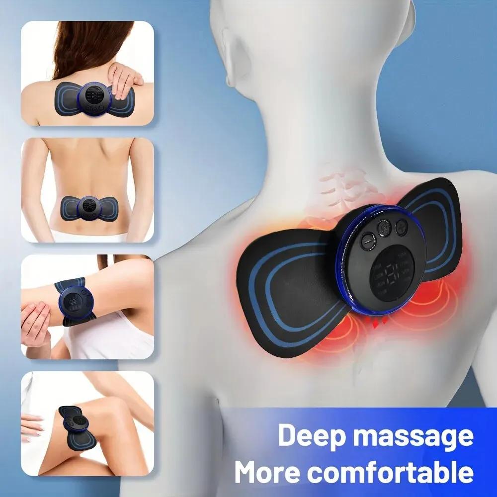 Ohio eur de cou aste avec télécommande, 8 modes, EMS, faible impulsion morte, instituts de relaxatio