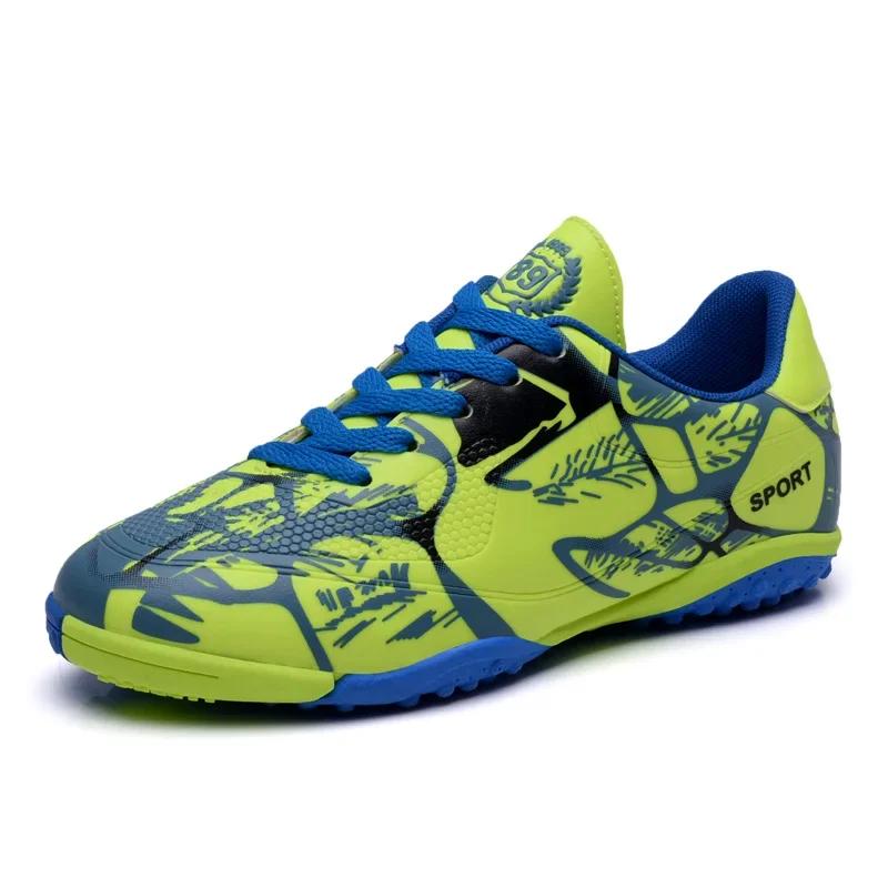 Chaussures de football coordonnantes ultralégères pour hommes et enfants, bottes de football profess