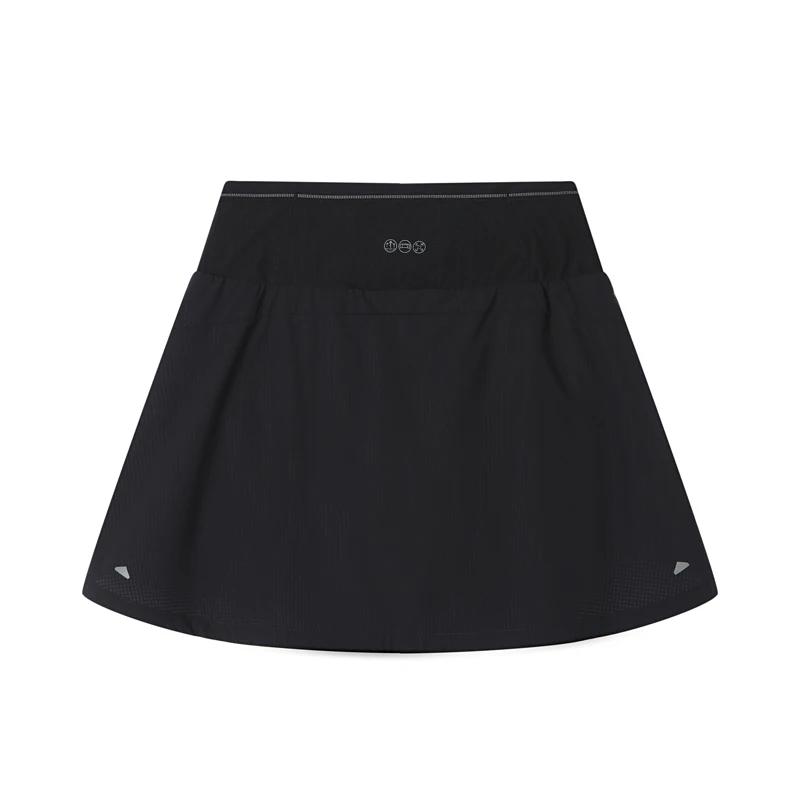Li-Ning Jupes courtes de course pour femmes AT DRY Coupe régulière Confortables Respirantes Couleur