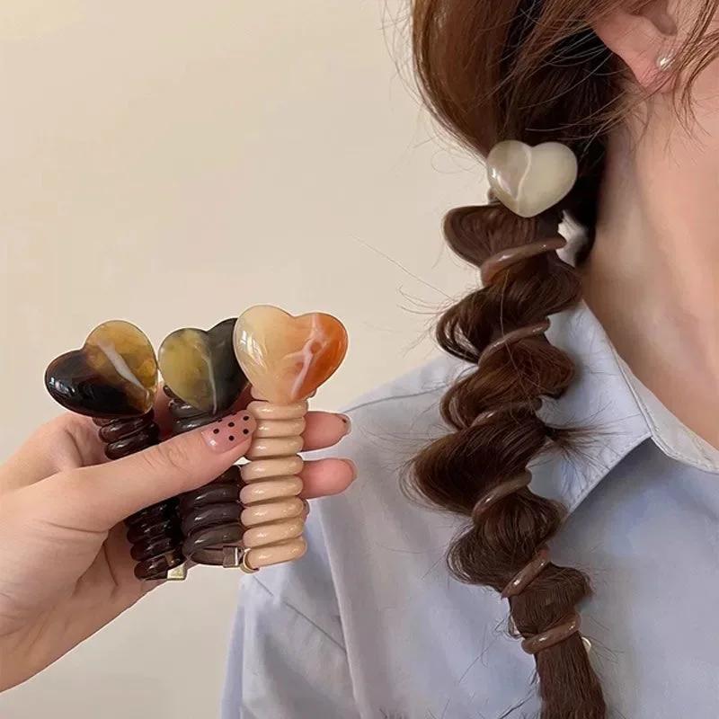 Bandeau tressé à bulles minimaliste, ligne téléphonique de haute qualité et soignée, boucle de cheve