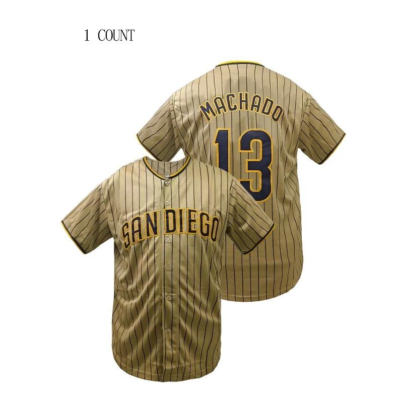 Maillot de Baseball pour hommes, vêtements de sport confortables, chemise de Baseball cousue à sécha