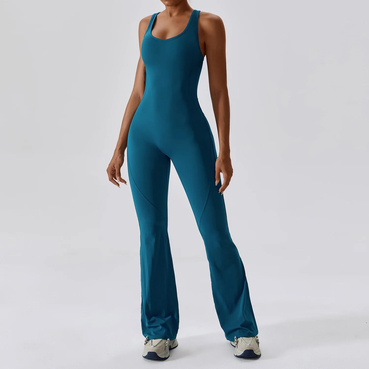 Ensemble de gymnastique femmes formation Yoga costume vêtements de sport femmes 1 pièces combinaison