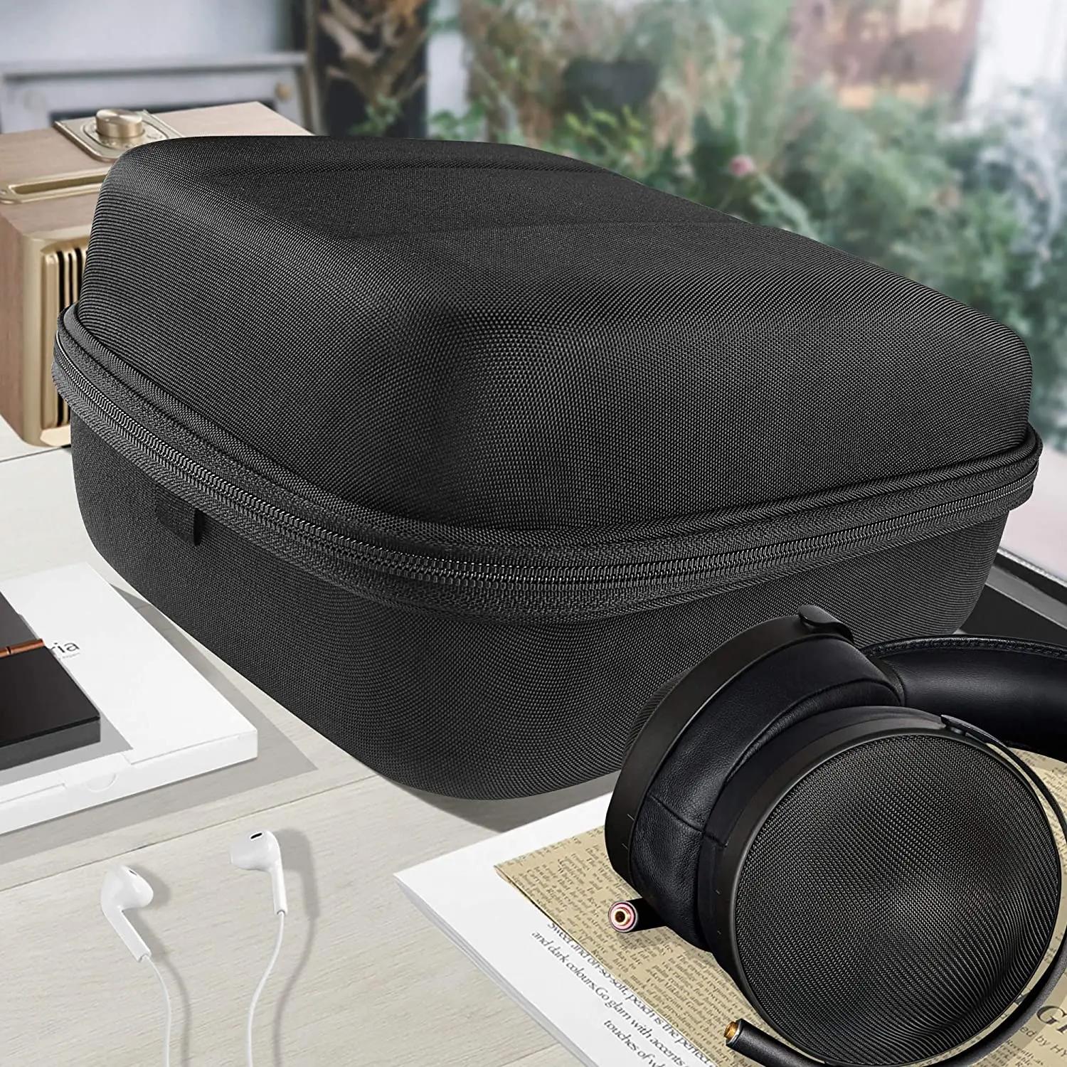 Étui pour casque Geekria pour casques Denon AH-D9200, Sony MDR-Z1R, sac de transport rigide de rempl