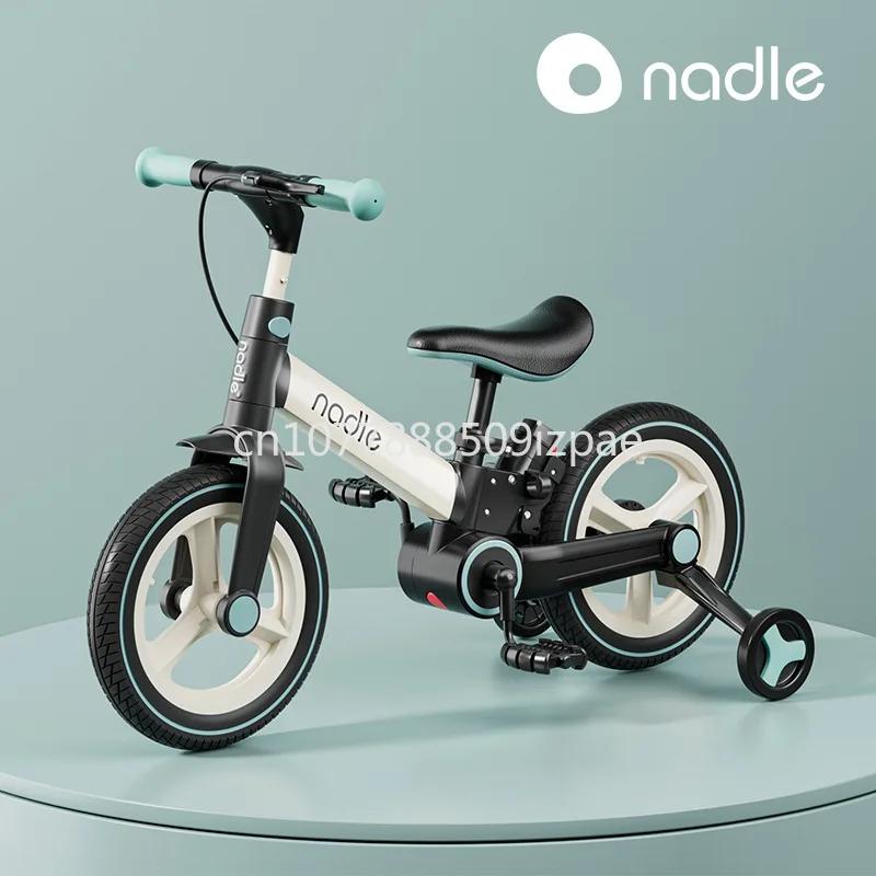Vélo pour enfants pliable multifonctionnel 2 en 1, exquis, Durable et léger, vélo coulissant