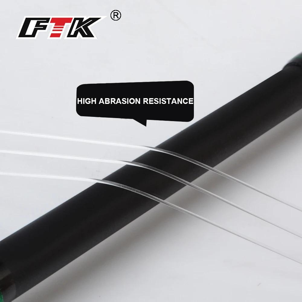FTK 100m ligne de pêche en fluorocarbone 4.13-34.32LB revêtement en fluorocarbone japon Fiber de car