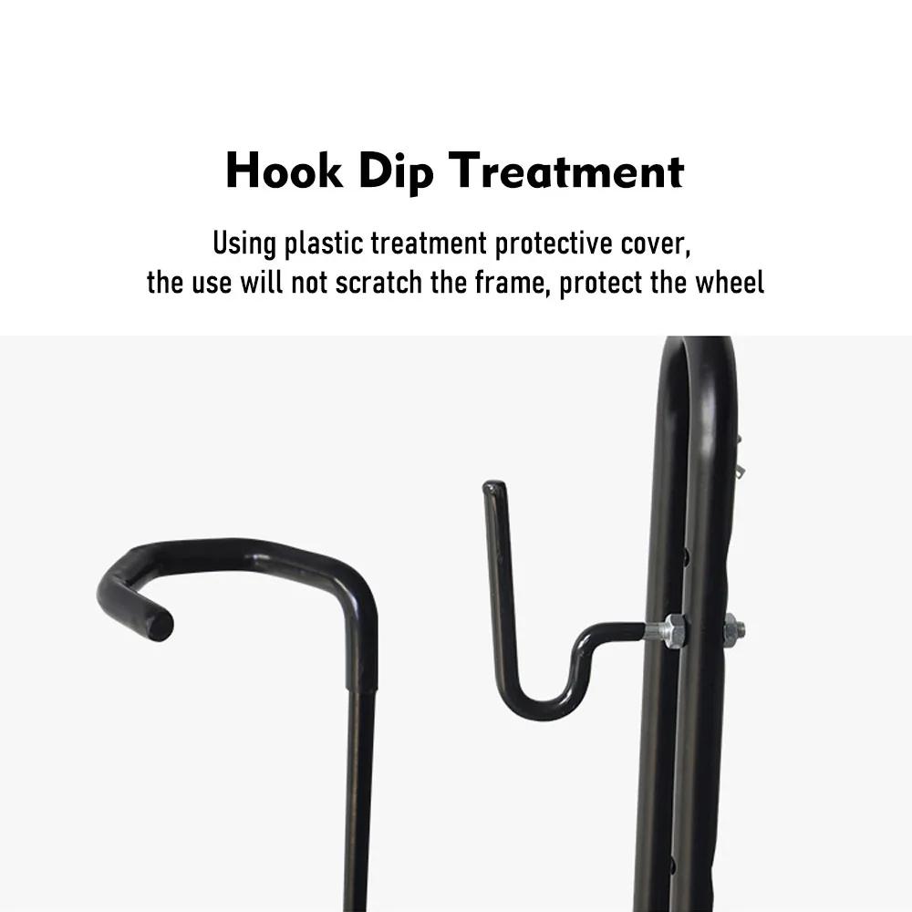 Support de vélo vertical 3 en 1, stationnement au sol de vélo T1, rangement de garage intérieur, sup