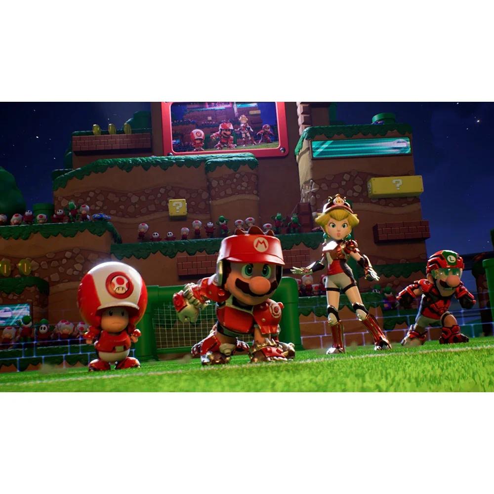 Mario Strikers Battle League Nintendo Switch, offres de jeux, carte de jeu fongique officielle pour