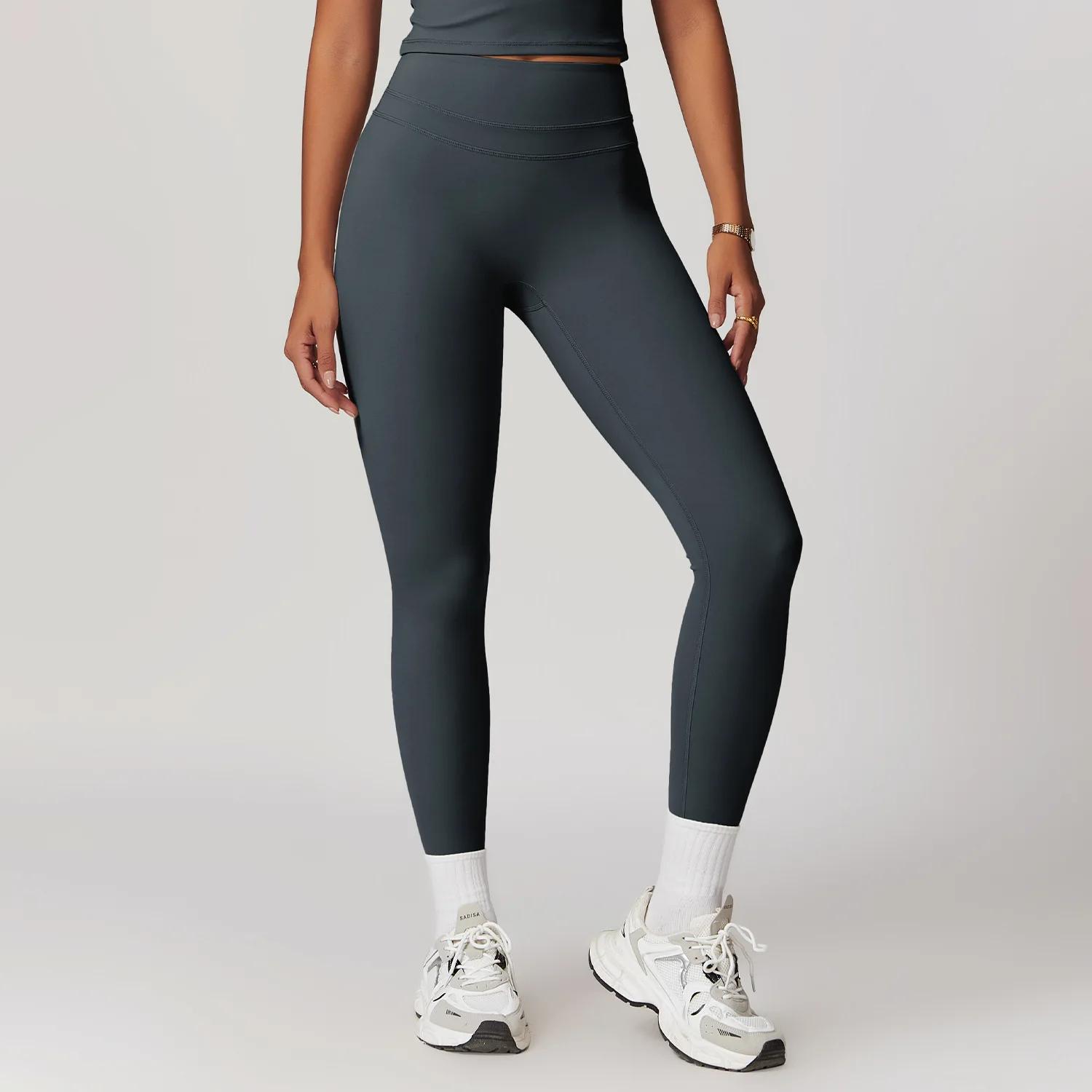 Leggings de yoga SWELTERING pour femme - Taille haute effet push-up fessier fitness gym entraînement