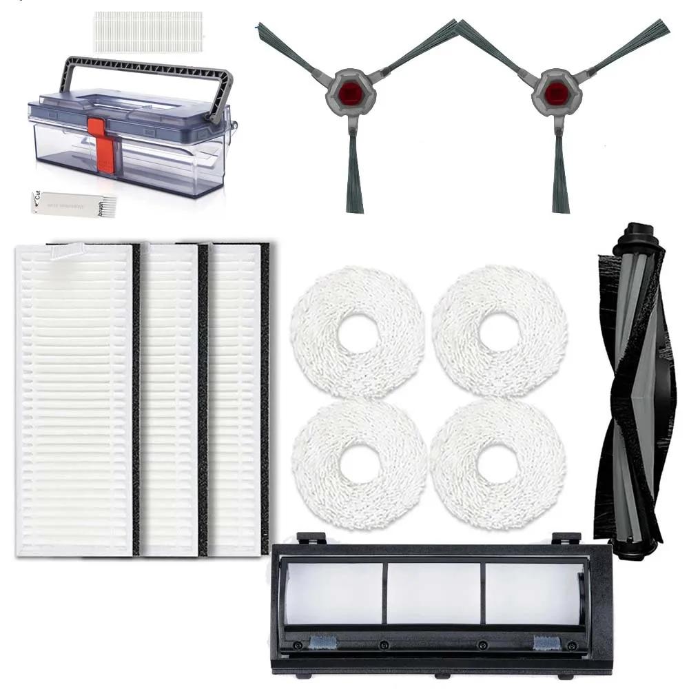 Pour Yeedi Station de vadrouille Robot autonettoyant brosse latérale brosse principale filtre boîte