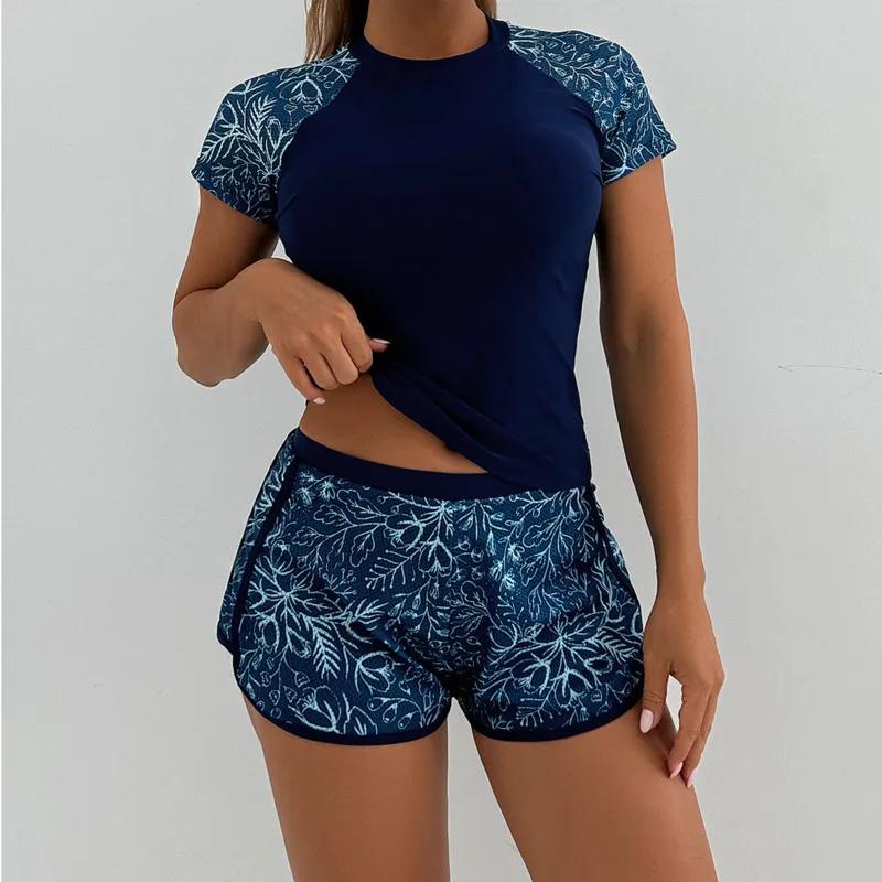 Ensemble maillot de bain Tankini femme imprimé séparé sport plage piscine 2026