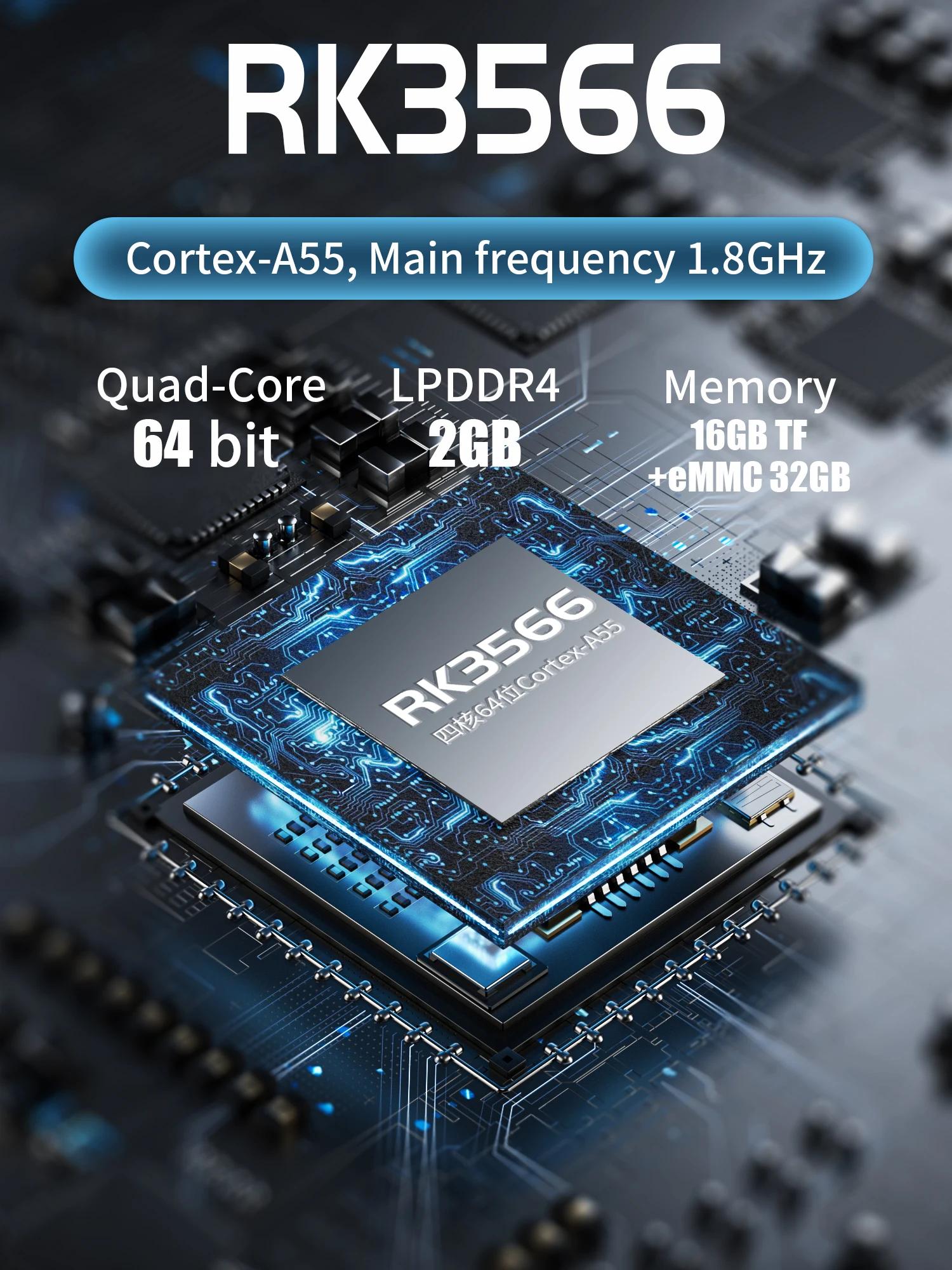 ANBERNIC RG ARC-D ARC-S Console de jeu portable conception à six boutons 4 "IPS Linux et Android OS