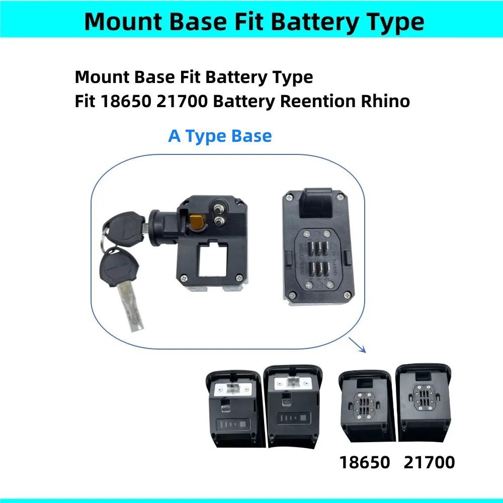 Reention – support de batterie pour vélo électrique, Base de montage, Rhino 21700 18650, Dengfu E55,