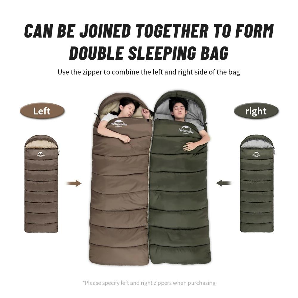 Naturehike – sac de couchage en coton ultraléger, sac de couchage d'hiver léger et étanche pour Camp