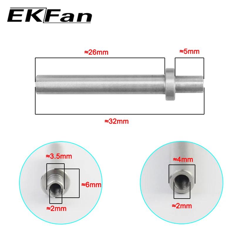 Ekfan – roulements en plastique d'essieu en acier inoxydable de 4mm, 7x4x2.5MM, pour moulinet de bas
