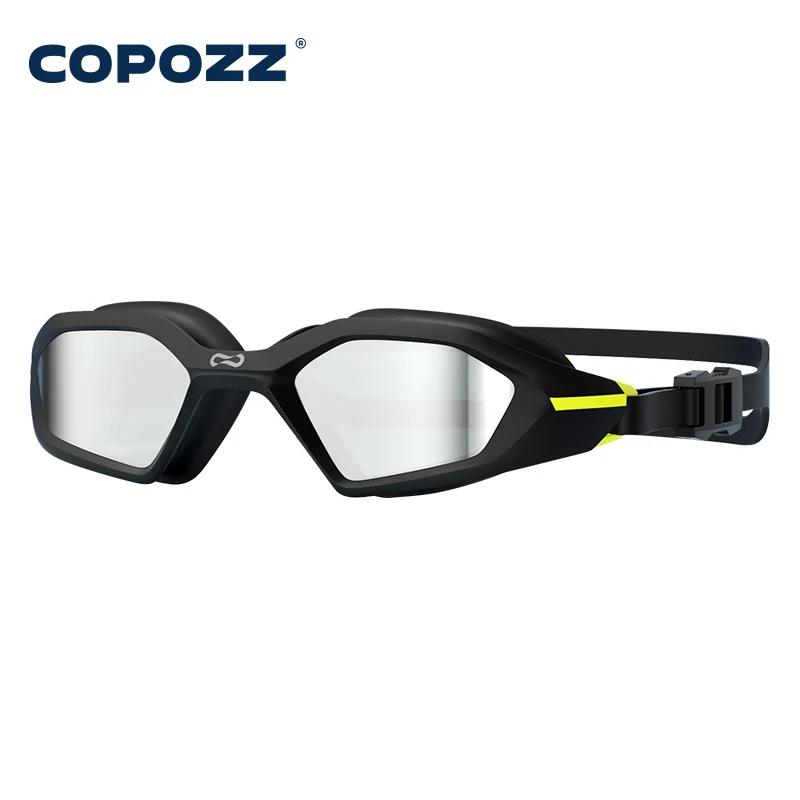 VISaler- Lunettes de natation professionnelles importées, anti-buée, étanches, protection UV, gel de