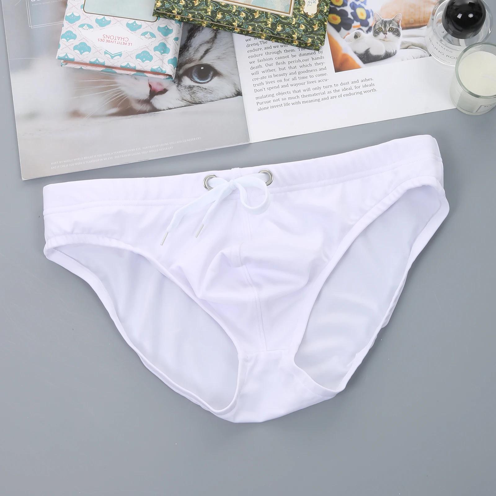 Maillot de bain Sexy pour hommes, Bikini, slip de bain, short de plage, caleçon hombre, vêtements de