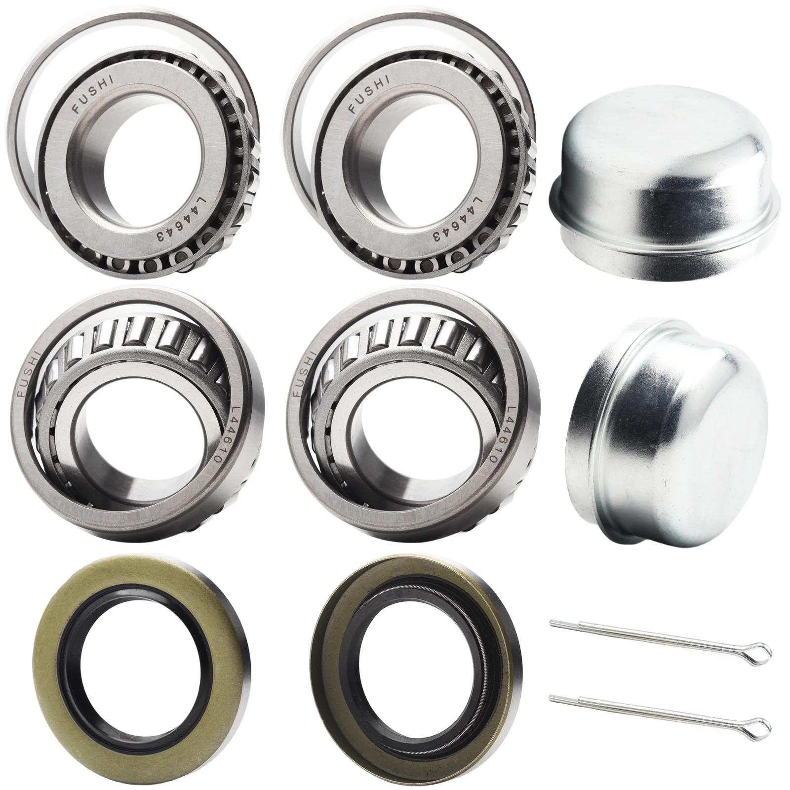 Kit de roulements de moyeu de roue de remorque, L44643, L44610,1.000 "x 1.980" x 0.580 "", joint de