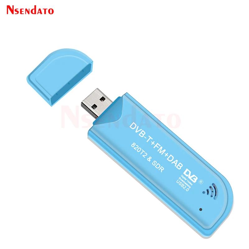 Dongle récepteur TV numérique avec antenne pour Windows, Smart DVB-T, SDR TV Stick Tuner, RTL2832U &