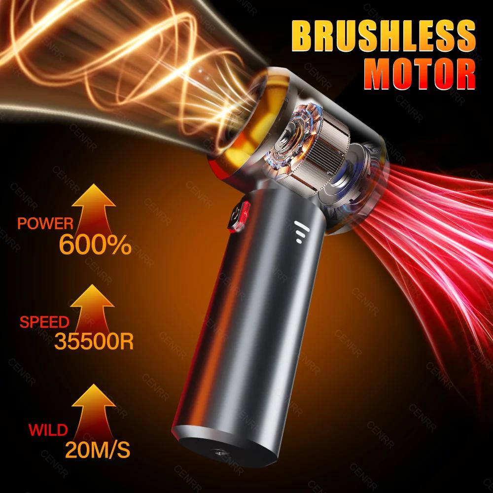 CENRR Mini aspirateur de voiture sans fil puissant nettoyeur de voiture sans fil aspirateur Portable