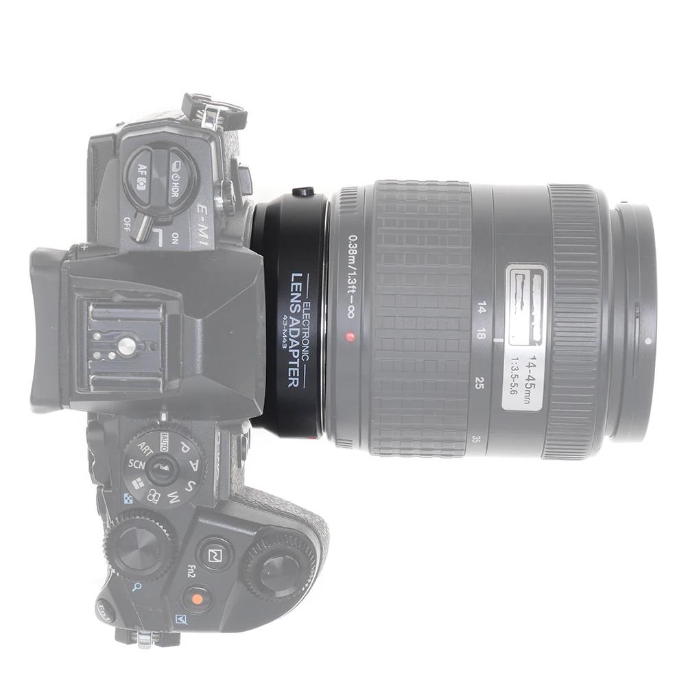 FOTGA Adaptateur pour Tains Quatre Tiers M43 objectif à Olympus Panasonic Micro 4/3 Adaptateur DMW-M
