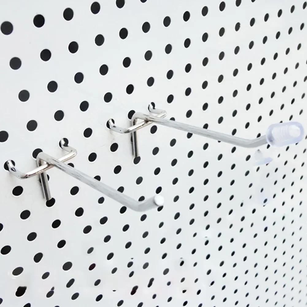 Crochets pour panneau perforé, montage mural, installation facile, outil de présentation, accessoire