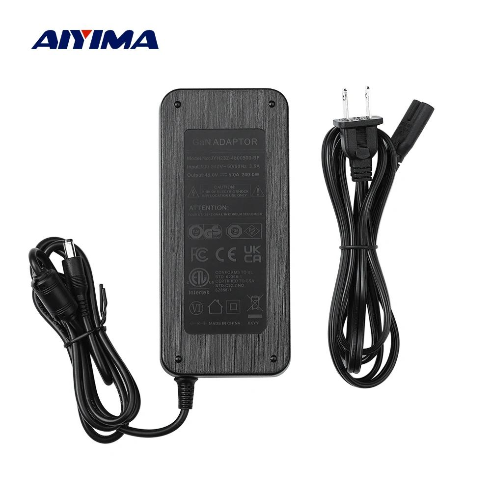 AIYIMA amplificateur GaN adaptateur d'alimentation 48V 5A interrupteur prise d'alimentation pour TPA