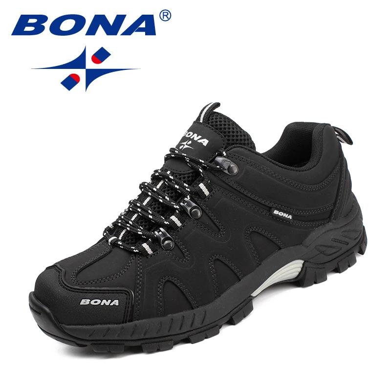 BONA nouveauté Style classique hommes chaussures de randonnée à lacets hommes chaussures de Sport en