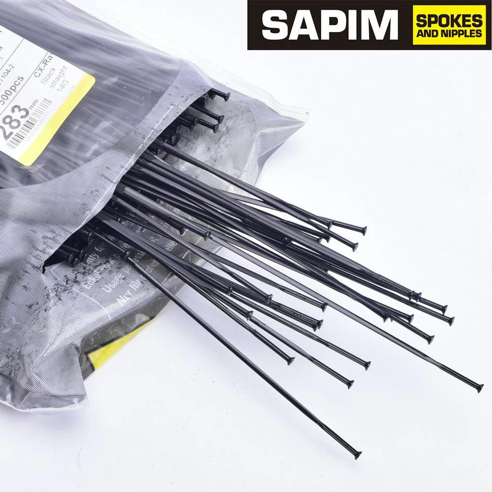 SAPIM CX-Ray Aero Bladed Bicycle Spokes J-BEND Straight rid CX RAY Spoke 2.0-0.9*2.2-2.0mm 14G