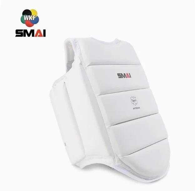 Protection poitrine karaté SMAI épaisse WKF - Équipement martial extérieur certifié sécurité