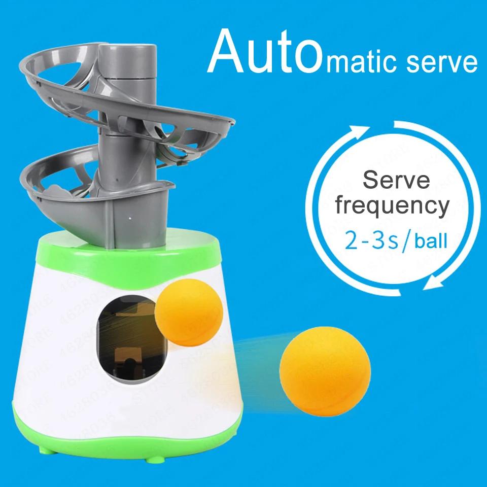 4 * AA batterie Mini Tennis de Table Robot Service Machine de lancement formateur adulte enfant Spor