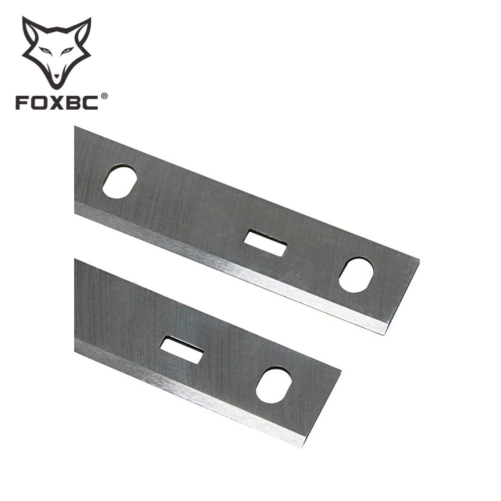 FOXBC – lames de raboteuse, 210x22x1.8mm, HSS, outils de coupe pour rabotteuse de bois, 8 pouces, po