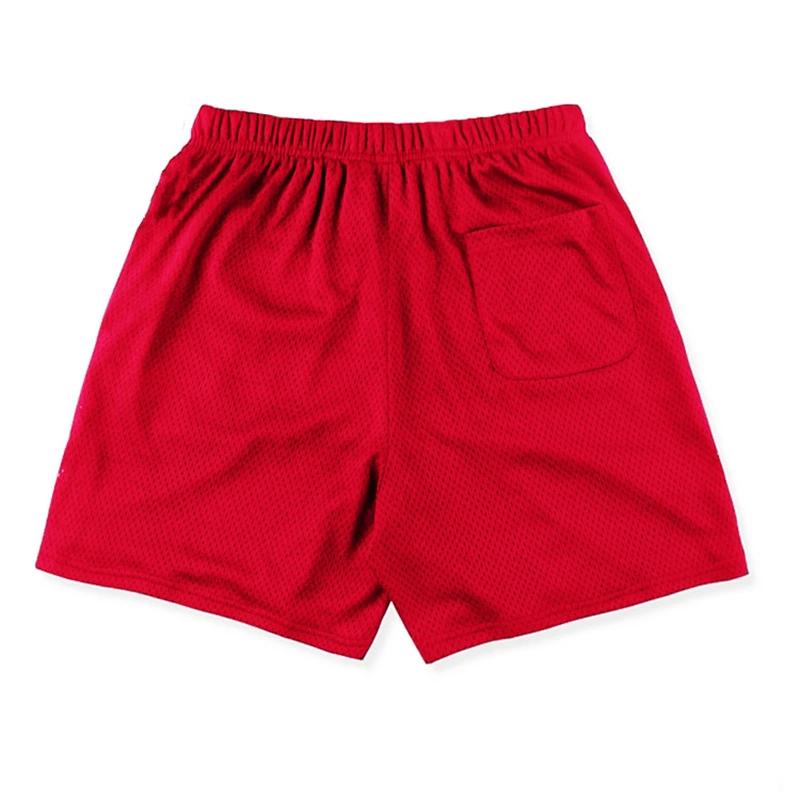 Short d'abattage en maille légère et respirante pour hommes, pantalon de course pour sport d'été
