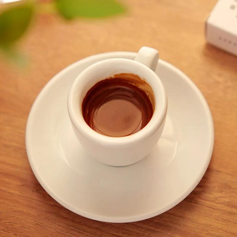 Ensemble de tasses à expresso en porcelaine 50ml, tasses à café Cappuccino, tasses à Shots express a