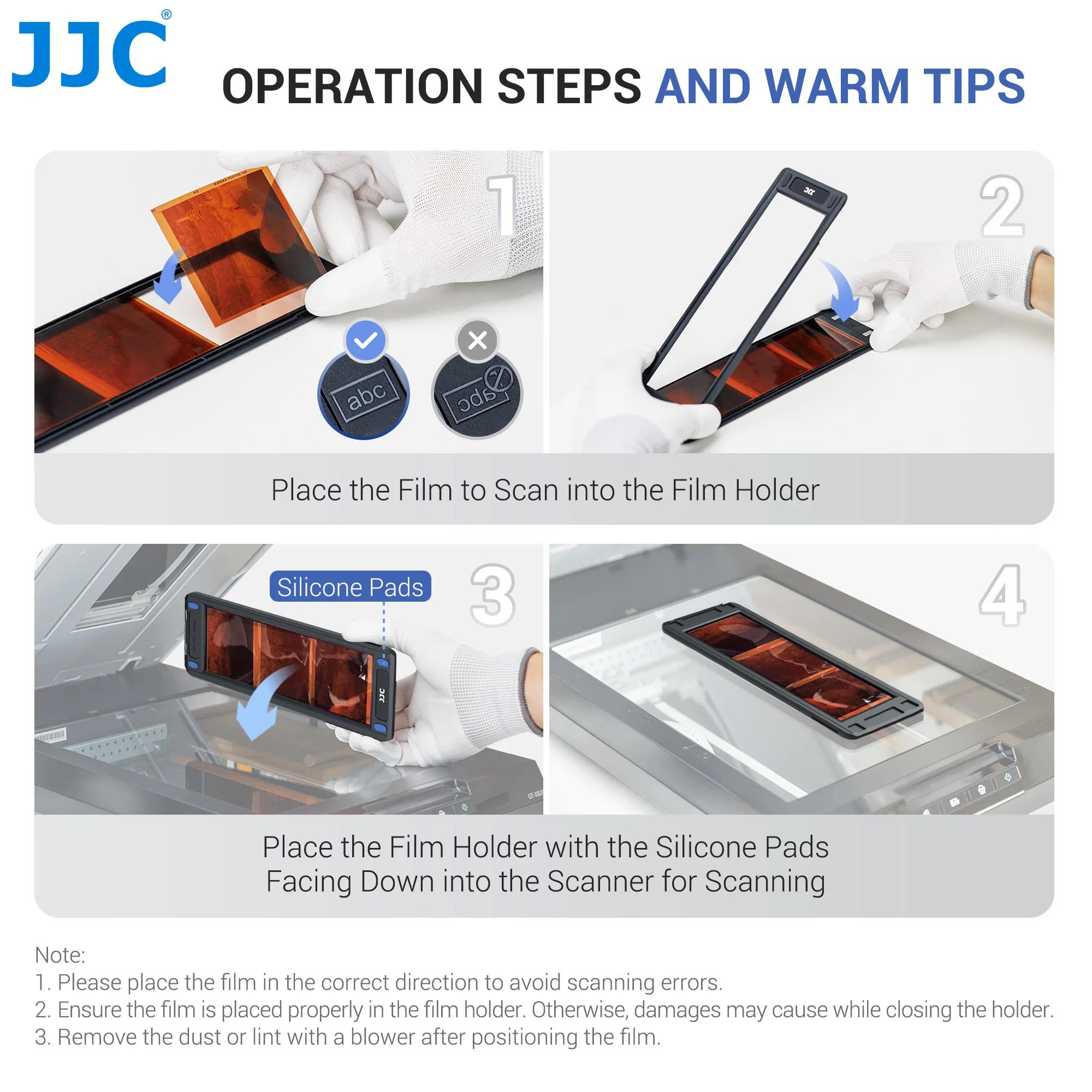 JJC – support coulissant pour Film 35mm/120, bande de Film négatives de 35mm pour copieur, Clip de m