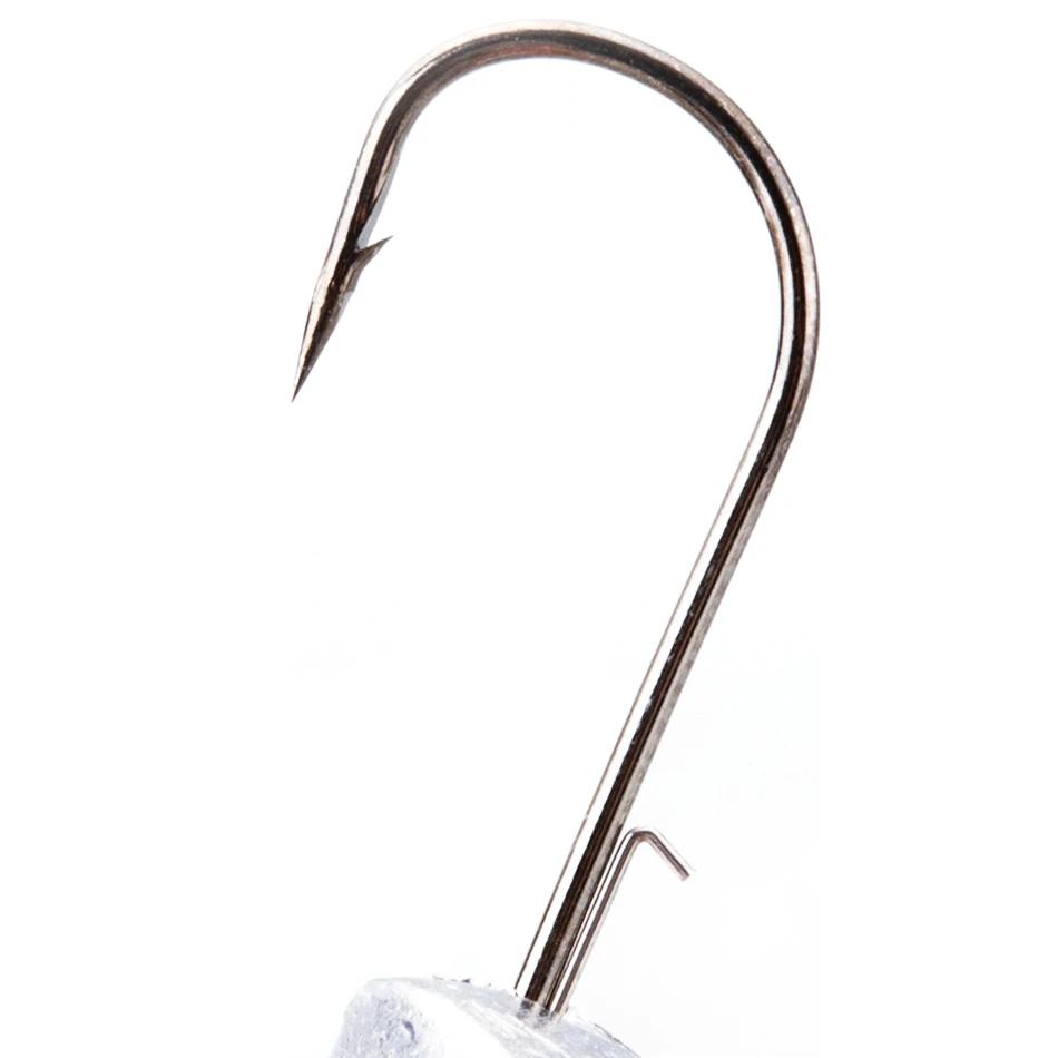 Triangle tête NED crochets 3.5g 5g 7g 10g 14g 21g 28g crochet auxiliaire doux ver gabarit leurre cro