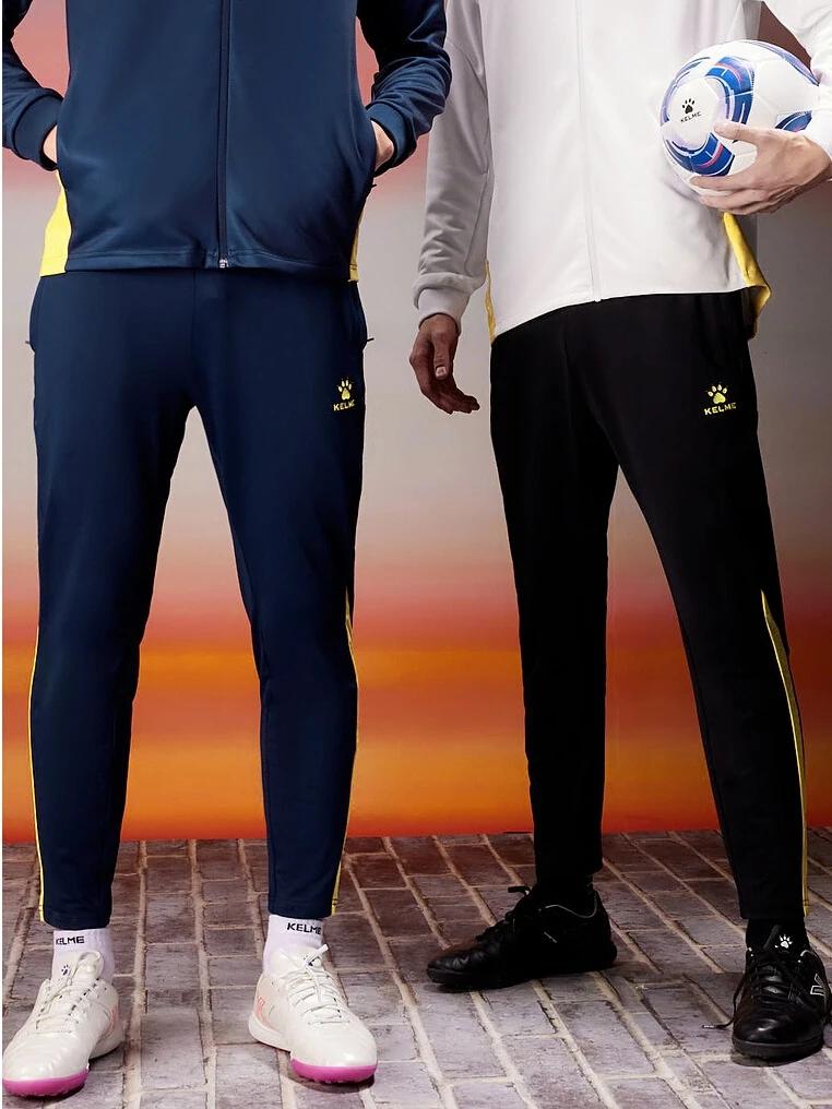 Kelme-Leggings d'entraînement de football, pantalon de sport élastique respirant, pantalon de joggin