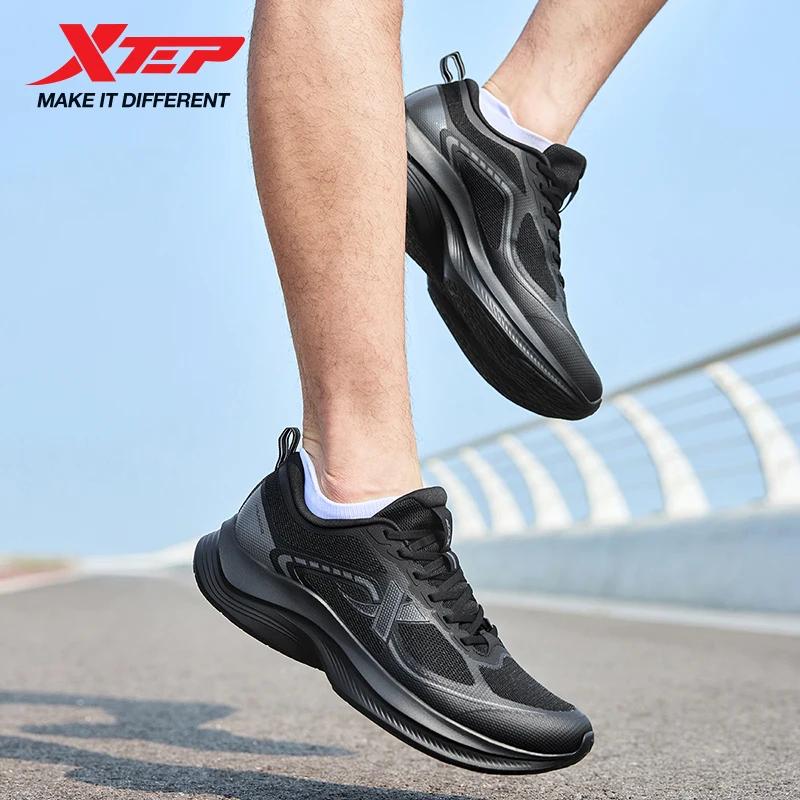 Xtep chaussures de course pour hommes 2025 étape légère Absorption des chocs doux respirant absorban