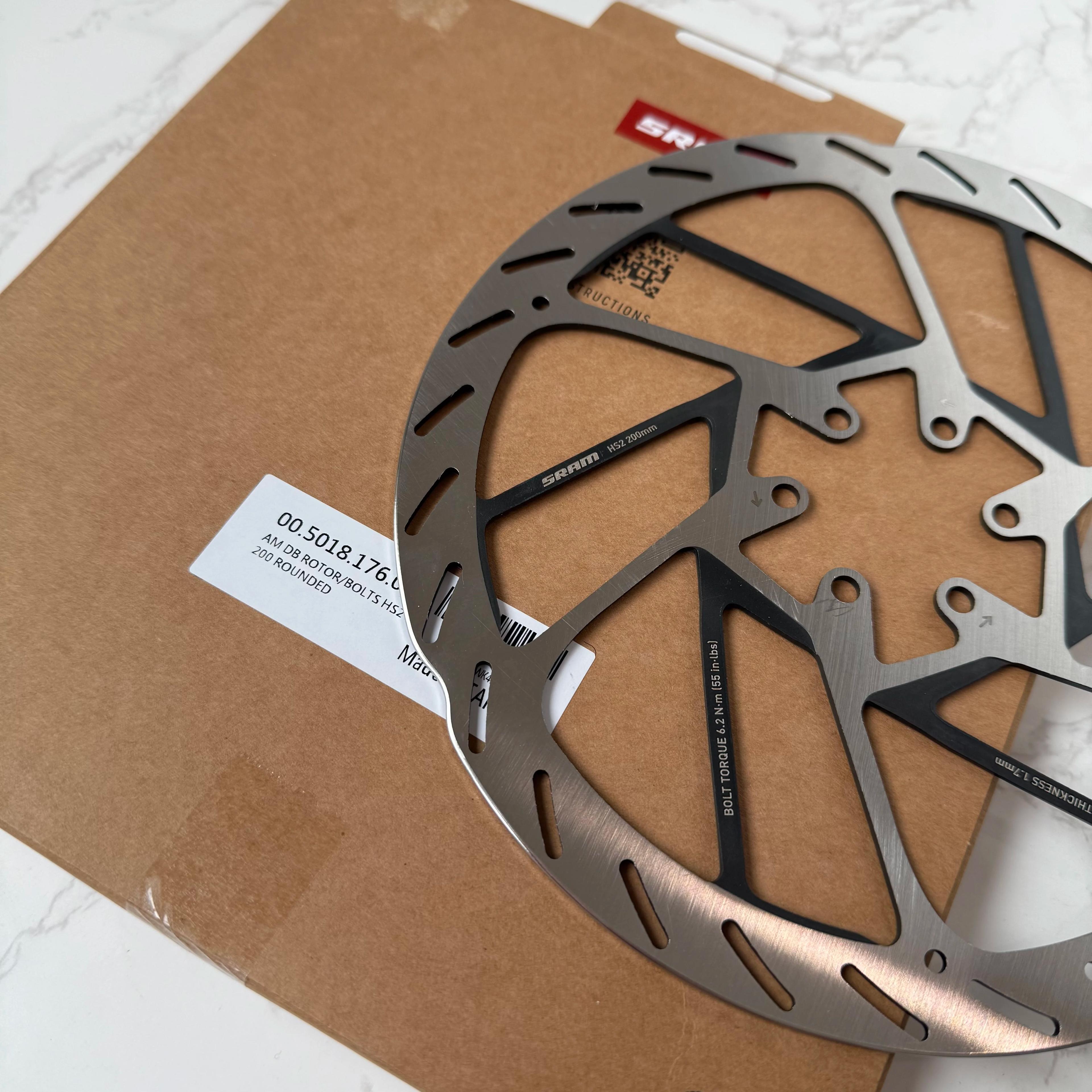 Rotor de frein à disque Rotor SRAM-HS2, rotor ThUNICEF à 6 boulons, 160mm, 180mm, 200mm, 220mm, acce