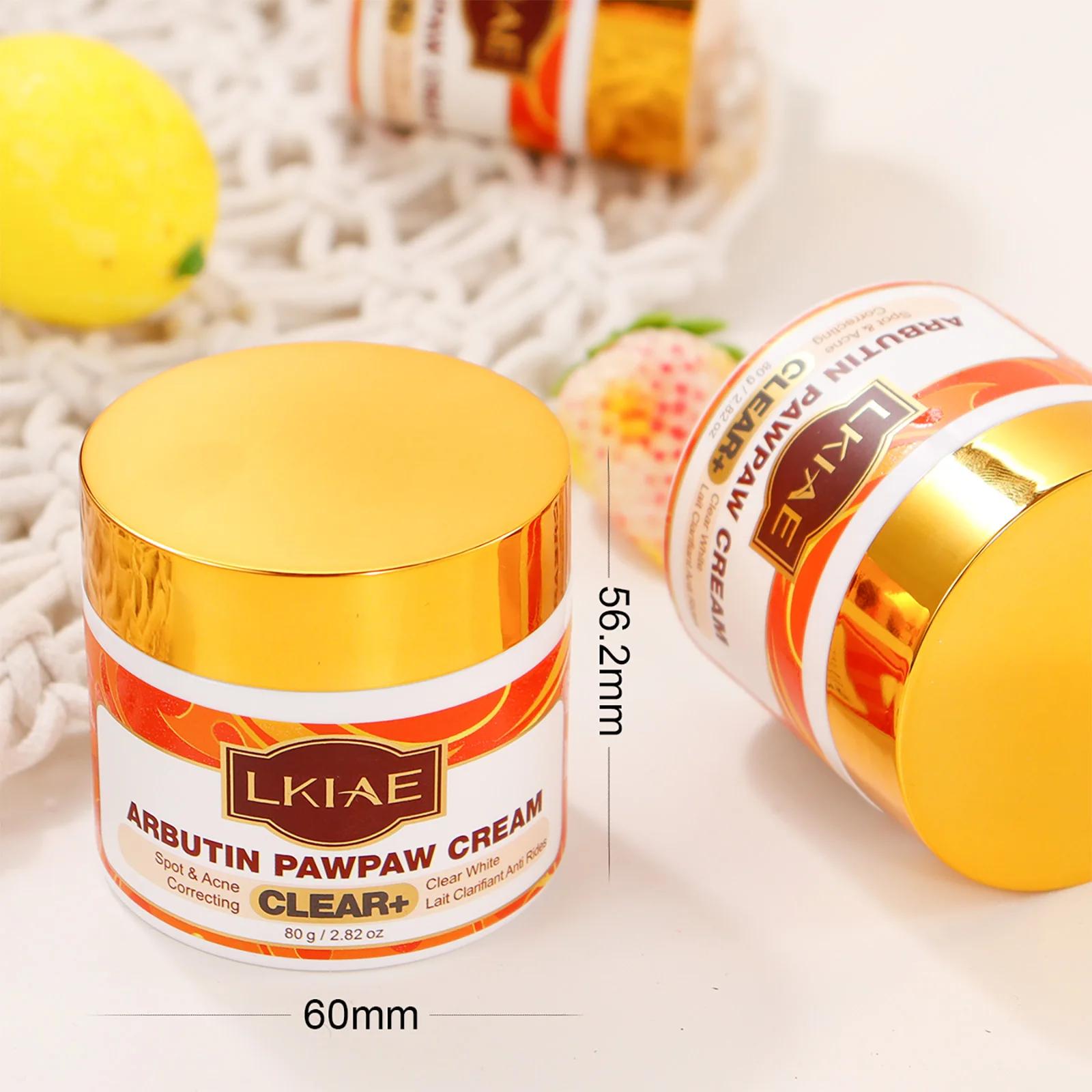 Crème visage LKIAE Arbutin Pawpaw pour femmes, correction des taches noires et de l'acné, éclairciss