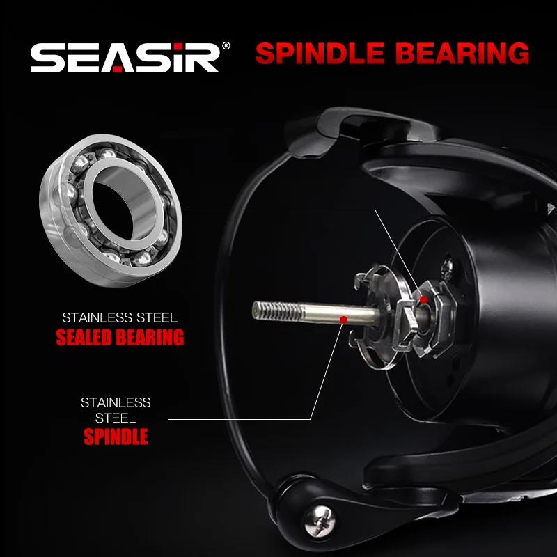 Seasir P-Series Prospec moulinet de pêche en Fiber de carbone 9Kg Max glisser 8 + 1BB 5.2:1/6.2:1 mo