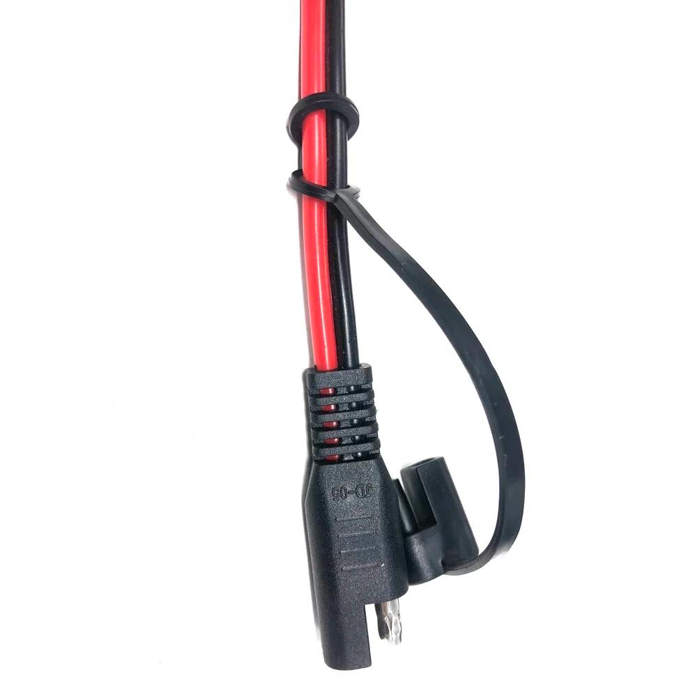Connecteur adaptateur DIN Hella Powerlet vers SAE, pour moto BMW, avec barrage de polarité SAE, 14AW