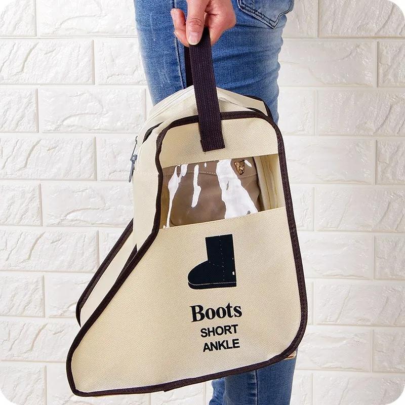 Sacs de rangement pour chaussures, couverture longue pour bottes de pluie, organisateur anti-poussiè
