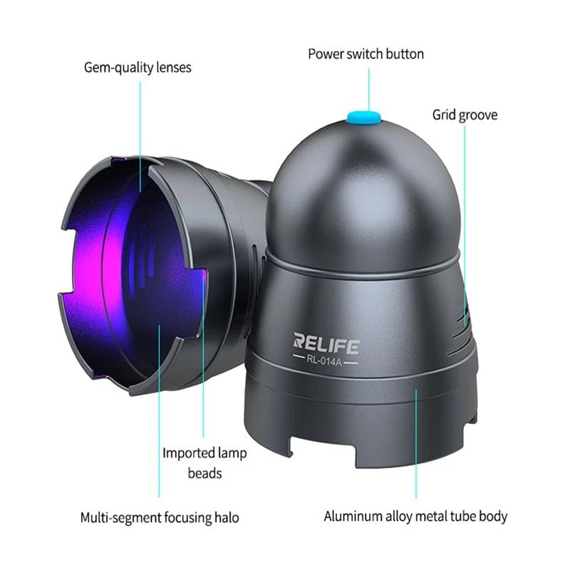 RELIFE RL-014A lampe à polymérisation UV intelligente huile verte lumière à polymérisation rapide po